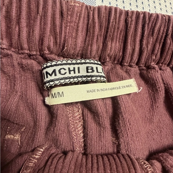 Kimchi Blue Emerson Corduroy Pant- Burgundy - Picture 4 of 12
